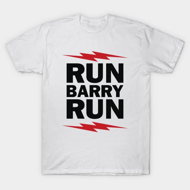 RUN BARRY RUN T-Shirt by alx-dgrafico